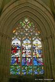 Vitral de la crucifixión, Batalha, Portugal.