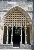 Batalha, claraboyas claustro, Portugal.