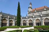 Exteriores del claustro del rey João I, Convento de los Dominicos de Batalha, Portugal.