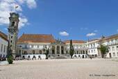 Das Escolas Patio de la Universidad de Coimbra, Portugal.