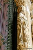 Catedral, detalle de una escultura, Évora, Portugal.