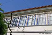 Alineación de ventanas, Évora, Portugal.