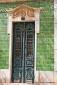 Una casa es de Luís de Camões Square, Lagos, Portugal.