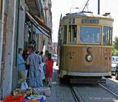 Electricos Passeio Alegre (tranvía), Porto, Portugal.