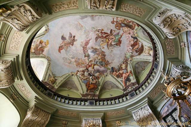 Peintures du dôme, Église Saint-Nicolas (Kostel sv. Mikuláše), Malá Strana - Praga, República Checa