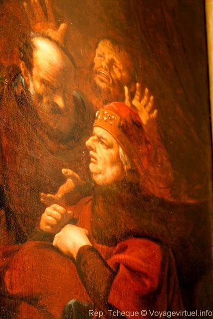 Fragment de fresque, Église Saint-Nicolas (Kostel sv. Mikuláše), Malá Strana - Praga, República Checa