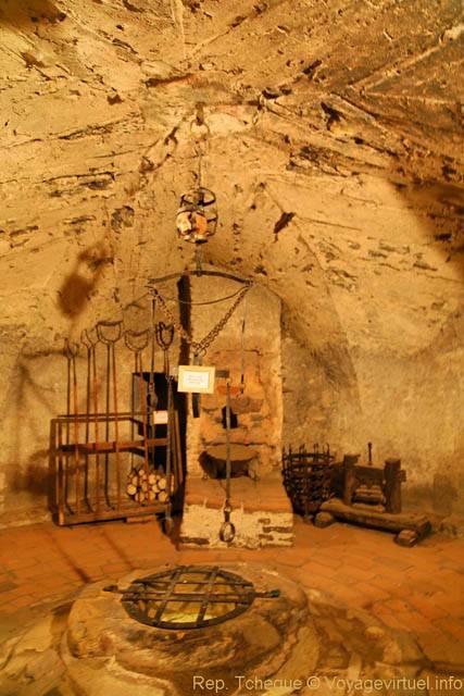 Hradčany, Daliborka, la salle de torture, (Prazsky Hrad) - Praga, República Checa