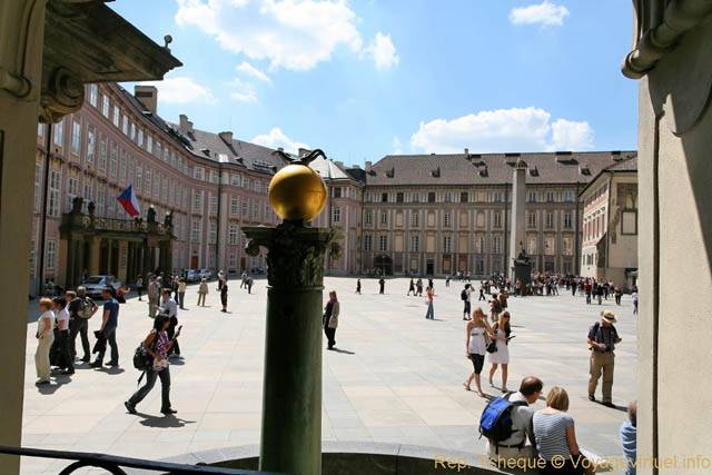 Hradcany, la troisième Cour du château Royal, (Prazsky Hrad) - Praga, República Checa