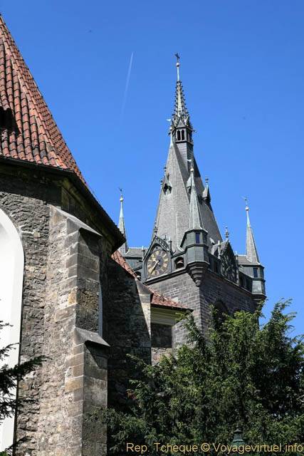 le clocher de la tour Jindrisska - Praga, República Checa