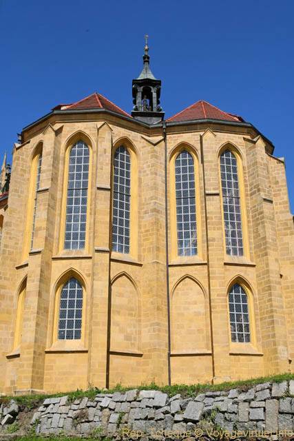 Les absides derrière le choeur, vue extérieure, Monastère de Kladruby - Praga, República Checa