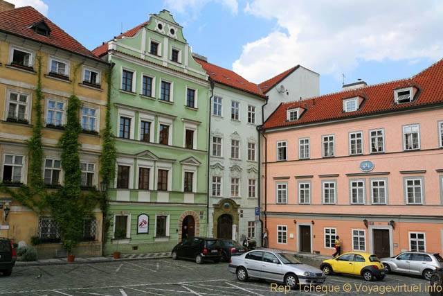Architecture et couleurs dans Malá Strana - Praga, República Checa