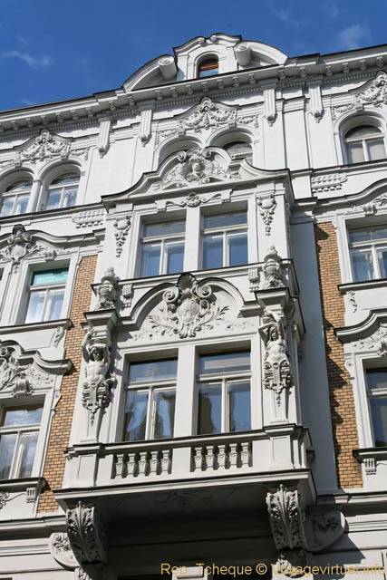 Façade au-dessus du Blue, 6 Melantrichova - Praga, República Checa