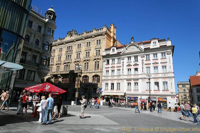 Mustek, l'hôtel Prague Inn - Praga, República Checa