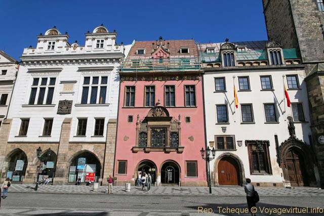 Ancien Hôtel de ville, détail de façade, (Staroměstské náměstí) - Praga, República Checa