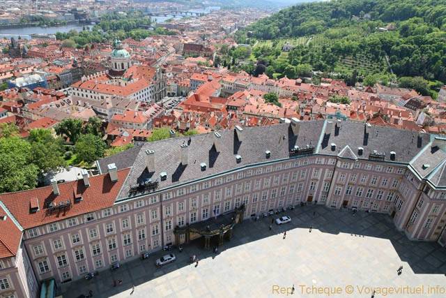 Panorama sur château et Malá Strana depuis Saint Guy - Praga, República Checa
