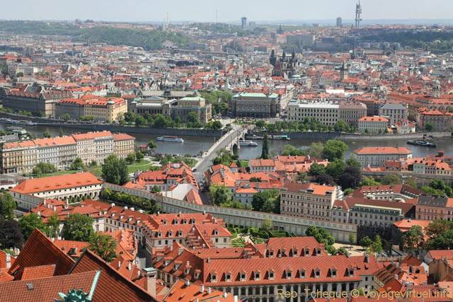 Un panorama différent sur la ville depuis Saint Guy - Praga, República Checa
