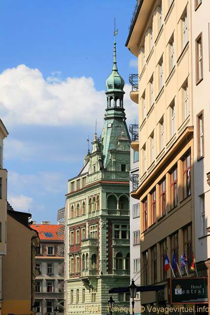 Immeubles de Rybna - Praga, República Checa