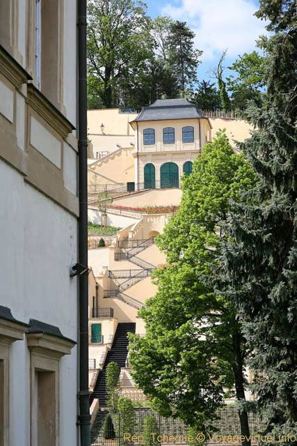 Valdstenjska, la maison du jardinier en haut des escaliers - Praga, República Checa