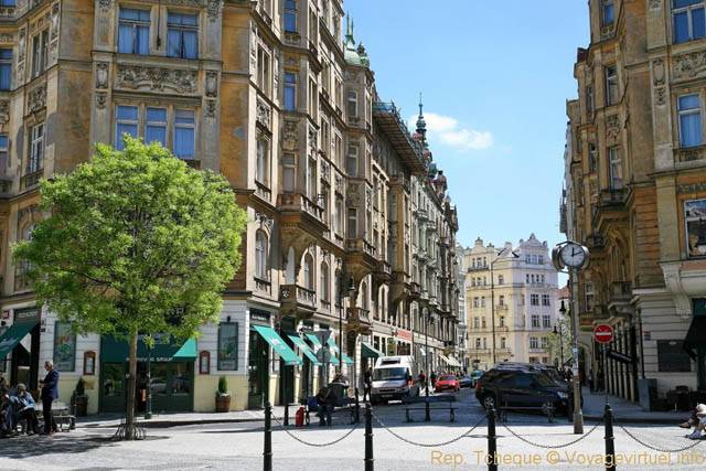 Vezenska, une placette - Praga, República Checa