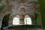 L'intérieur de la coupole mesure 50 m, Église Saint-Nicolas (Kostel sv. Mikuláše), Malá Strana, Praga, República Checa.