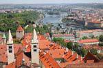 Panorama sur la ville depuis Saint Guy, Praga, República Checa.