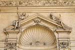 Palais Wallenstein, ornementation de la Sala Terrena, Praga, República Checa.