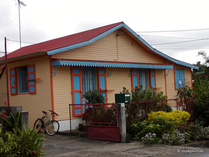 Cuadro de color tradicional, Entre-Deux - Isla de la Reunión