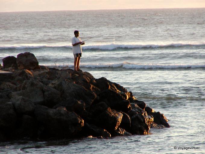 Pesca en el Souffleur aerosol - Isla de la Reunión