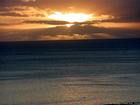 Puesta de sol, St Leu, Isla de la Reunión.