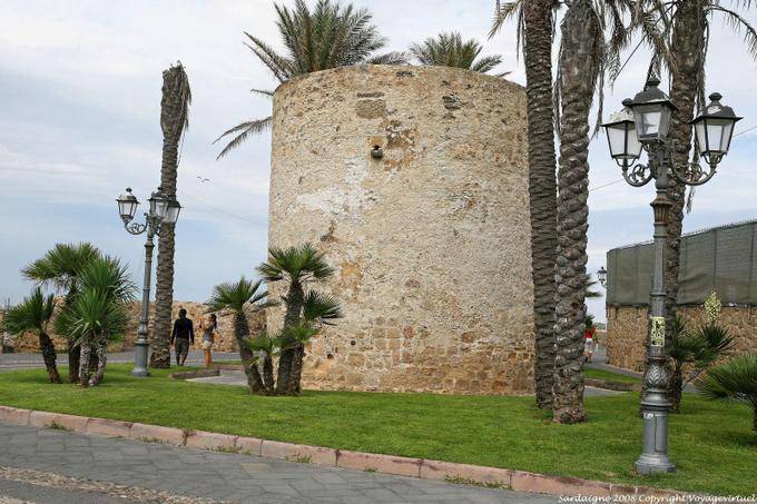 Alghero Bastioni Pigaletta Torre Polvierera - Cerdena