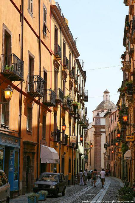 Bosa, Corso Vittorio Emanuele II, - Cerdena