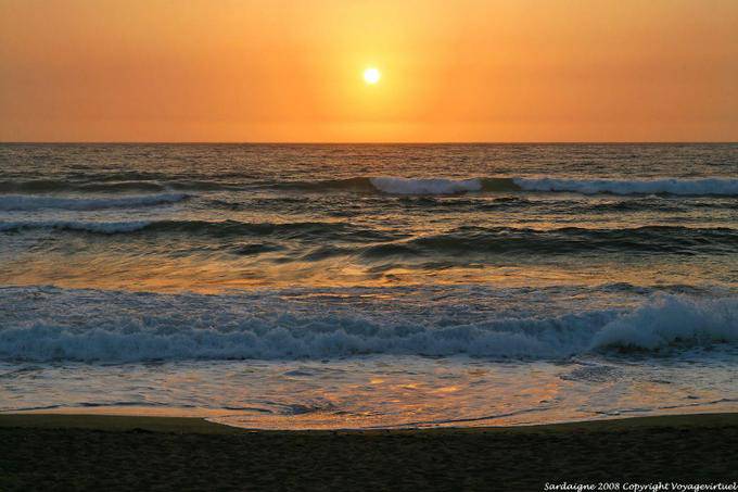 Bosa Marina, Puesta de sol - Cerdena