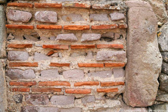 Fordongianus Terme Romane, construcción romana - Cerdena