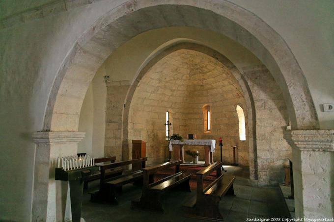 Monteleone Rocca Doria, Chiesa San Stefano, interior - Cerdena