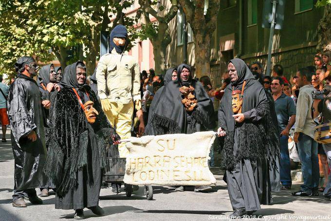 Nuoro, Fiesta del Redentor, sabía Harrasempre Lodinesu - Cerdena