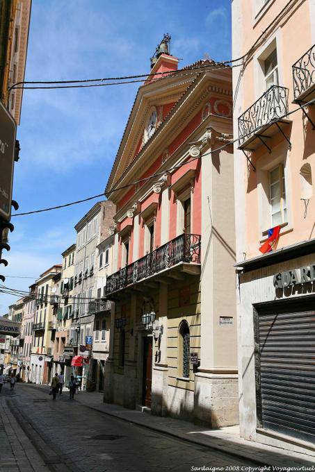 Sassari, Corso Vittorio Emanuele II, el Palazzo Civico - Cerdena