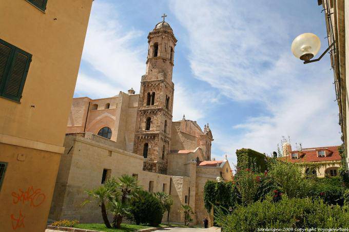 Sassari, Catedral de San Nicola, Torre Campanaria - Cerdena