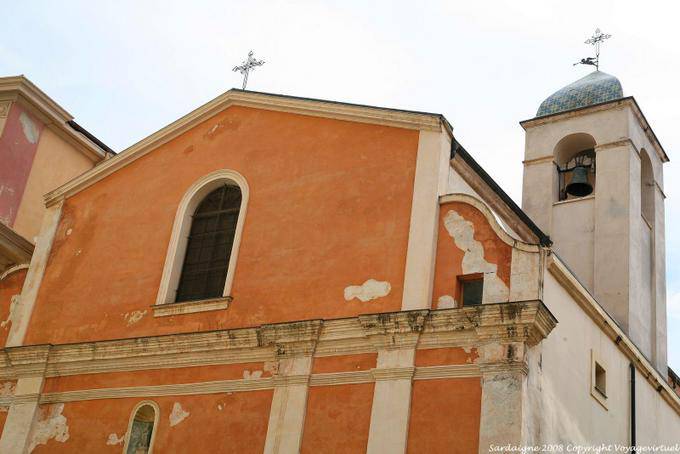 Sassari, una iglesia a través de Luigi Luzzatti - Cerdena