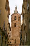 Torre de la catedral de Alghero campana, Cerdena.