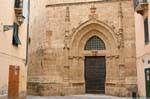 Alghero, portal de la Catedral de Santa María, Cerdena.