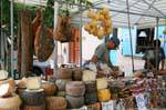 Arzachena Piazza Risorgimento, queso de oveja y otro mercado del queso, Cerdena.