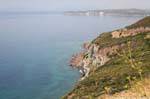 Los acantilados de la costa entre Alghero y Bosa, Cerdena.