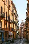 Bosa, Corso Vittorio Emanuele II,, Cerdena.