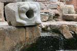 Fordongianus Terme Romane, la boca de entrada de agua, Cerdena.