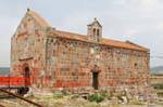 Ingurtosu, iglesia divertida, Cerdena.