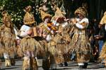 Nuoro, Fiesta del Redentor, el vestido tradicional de verduras, Cerdena.