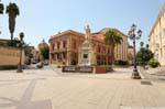 Panorámica Piazza Eleonora, Oristano, Cerdena.