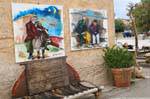 San Pantaleo, pinturas y siesta, Cerdena.