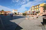 Santa Teresa di Gallura, Piazza Carlo Alberto, Cerdena.
