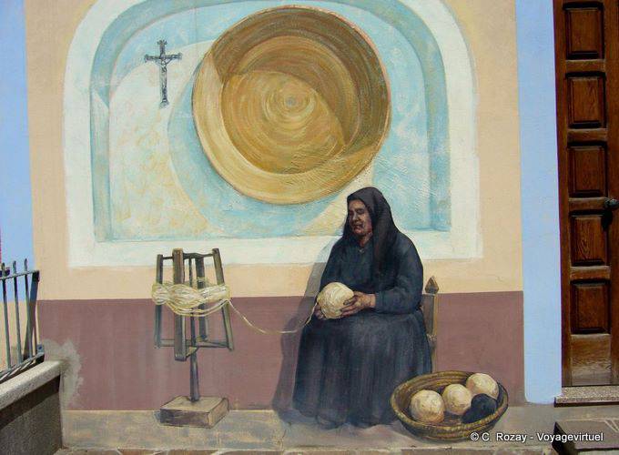 La ruleta pelota, Fonni mural - Cerdena